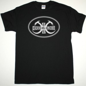 HEROES DEL SILENCIO LOGO HDS NEW BLACK T-SHIRT