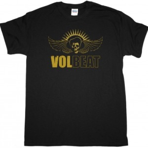 VOLBEAT LOGO NEW BLACK T-SHIRT
