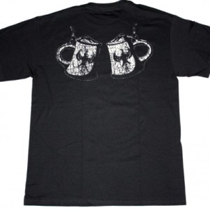 TANKARD ALCOHOLIC METAL BLACK NEW T-SHIRT