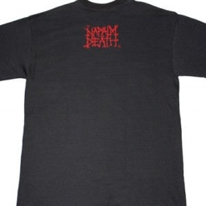 NAPALM DEATH FROM ENSLAVEMENT TO OBLITERATION'88 NEW BLACK T-SHIRT