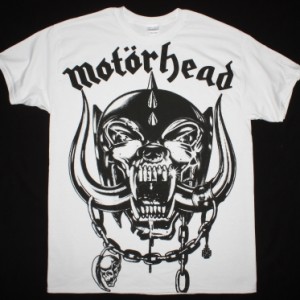 MOTORHEAD LOGO JUMBO PRINT NEW WHITE T-SHIRT