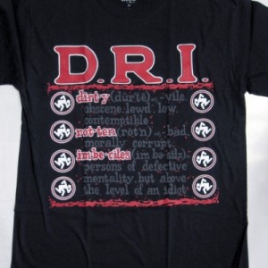 D.R.I. DEFINITION NEW BLACK T-SHIRT