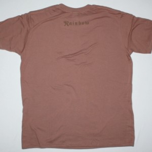 RAINBOW LONG LIVE ROCK'N'ROLL'78 NEW BROWN T-SHIRT