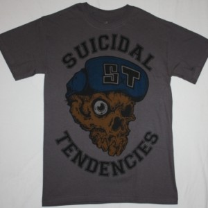 SUICIDAL TENDENCIES FREAK  NEW CHARCOAL GREY T-SHIRT