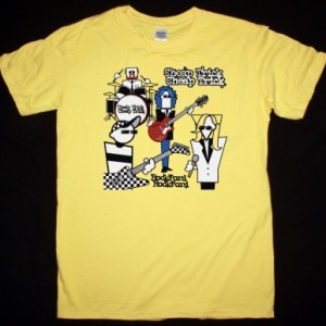 CHEAP TRICK ROCK FORD NEW YELLOW T-SHIRT