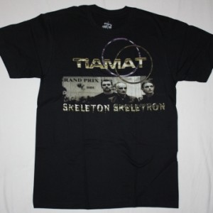 TIAMAT SKELETON SKELETRON'99 NEW BLACK T-SHIRT