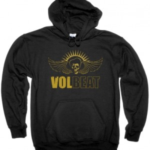 VOLBEAT LOGO NEW BLACK HOODIE
