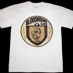 BLOODHOUND GANG ONE FIERCE BEER COASTER '96  NEW WHITE T-SHIRT