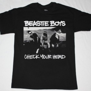 BEASTIE BOYS CHECK YOUR HEAD'92  NEW BLACK T-SHIRT