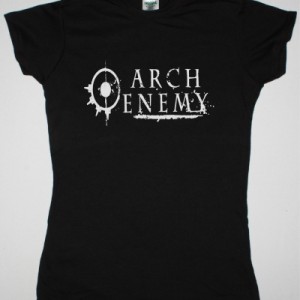 ARCH ENEMY LOGO NEW BLACK LADY T-SHIRT