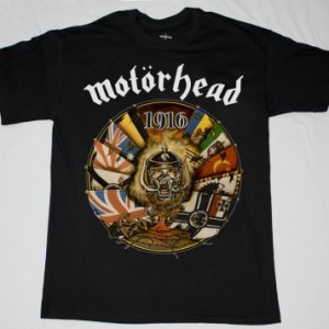 MOTORHEAD 1916 NEW BLACK T-SHIRT