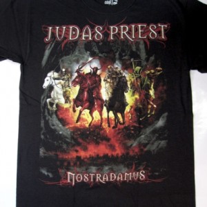 JUDAS PRIEST NOSTRADAMUS NEW BLACK T-SHIRT