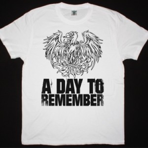 A DAY TO REMEMBER EAGLE NEW WHITE T-SHIRT