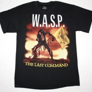 W.A.S.P. THE LAST COMMAND '85  NEW BLACK T-SHIRT
