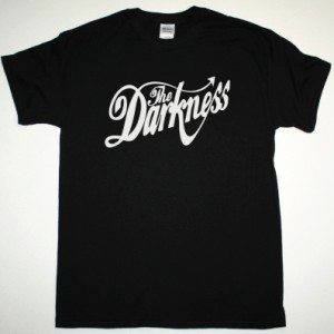 THE DARKNESS WHITE LOGO NEW BLACK T-SHIRT