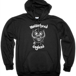 MOTORHEAD ENGLAND NEW BLACK HOODIE