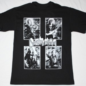 DESTRUCTION  RELEASE FROM AGONY 88 NEW BLACK T-SHIRT
