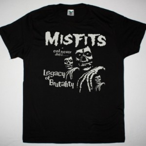 MISFITS LEGACY OF BRUTALITY NEW BLACK T-SHIRT