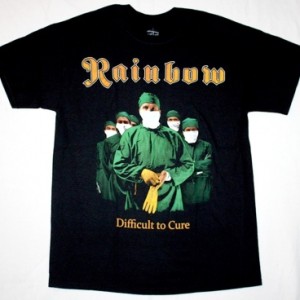 RAINBOW DIFFICULT TO CURE 81 NEW BLACK T-SHIRT