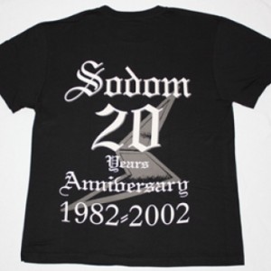 SODOM WITCHING METAL 20 YEARS ANNIVERSARY NEW BLACK T-SHIRT