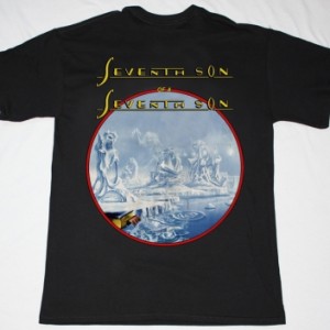 IRON MAIDEN SEVENTH SON OF THE SEVENTH SON'88 NEW BLACK T-SHIRT