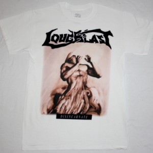 LOUDBLAST DISINCARNATE'91 NEW WHITE T-SHIRT
