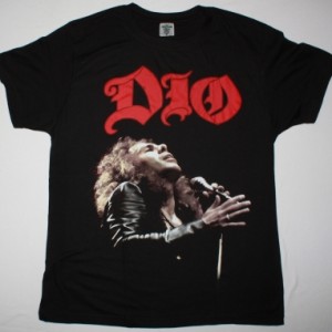 DIO RED LOGO NEW BLACK T-SHIRT