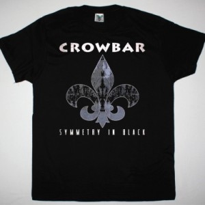 CROWBAR SYMMETRY IN BLACK NEW BLACK T-SHIRT