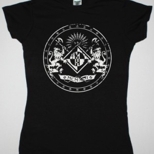 MACHINE HEAD LOGO NEW BLACK LADY T-SHIRT