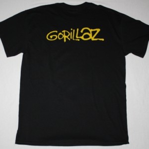 GORILLAZ BAND NEW BLACK T-SHIRT