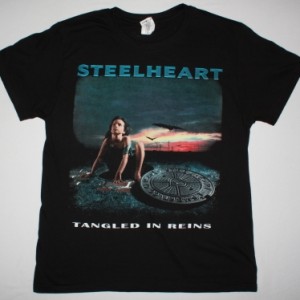 STEELHEART TANGLED IN REINS NEW BLACK T-SHIRT