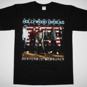 HOLLYWOOD UNDEAD DESPERATE MEASURES NEW BLACK T-SHIRT