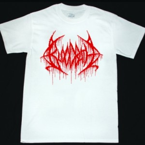 BLOODBATH LOGO NEW WHITE T-SHIRT