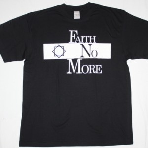 FAITH NO MORE STAR LOGO  NEW BLACK T-SHIRT