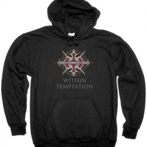WITHIN TEMPTATION LOGO NEW BLACK HOODIE