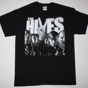 THE HIVES THE BLACK AND WHITE ALBUM NEW BLACK T-SHIRT