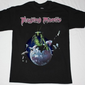 PRAYING MANTIS S/T 80   NEW BLACK T-SHIRT