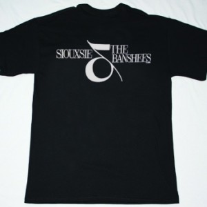 SIOUXSIE AND THE BANSHEES SIOUX FACE  NEW BLACK T-SHIRT