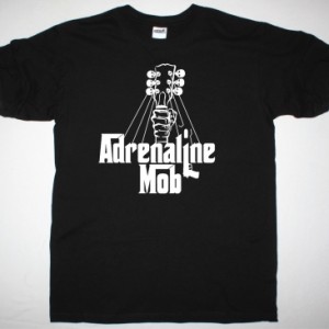 ADRENALINE MOB LOGO NEW BLACK T-SHIRT