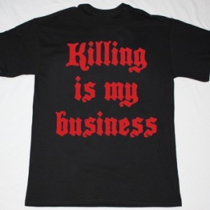 MEGADETH KILLING IS MY BUSINESS'85  NEW BLACK T-SHIRT