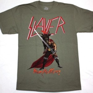 SLAYER SHOW NO MERCY NEW MILITARY T-SHIRT