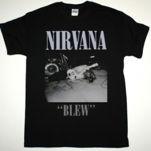 NIRVANA BLEW EP 89 NEW BLACK T-SHIRT