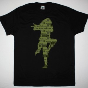 JETHRO TULL IAN SCOTT ANDERSON NEW BLACK T-SHIRT