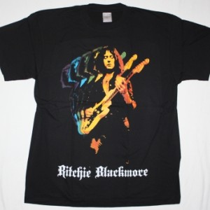 RITCHIE BLACKMORE SOLO NEW BLACK T-SHIRT