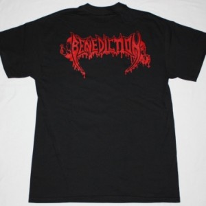 BENEDICTION TRANSCEND THE RUBICON'93 NEW BLACK T-SHIR