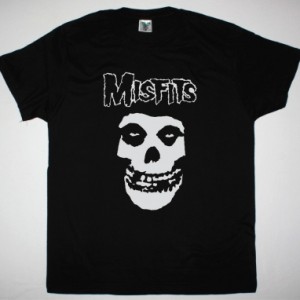 MISFITS CLASSIC DESIGN NEW BLACK T-SHIRT