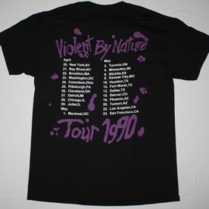 ATROPHY VIOLENT BY NATURE TOUR 1990 NEW BLACK T-SHIRT