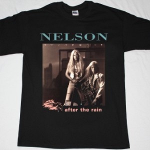 NELSON AFTER THE RAIN 90 NEW BLACK T-SHIRT