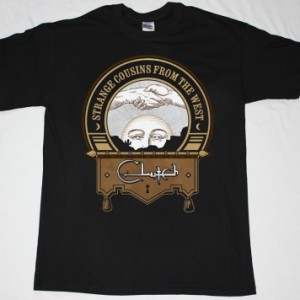 CLUTCH STRANGE COUSINS FROM THE WEST NEW BLACK T-SHIRT