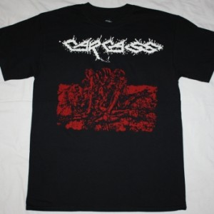 CARCASS FLESH RIPPING SONIC TORMENT '87  NEW BLACK T-SHIRT